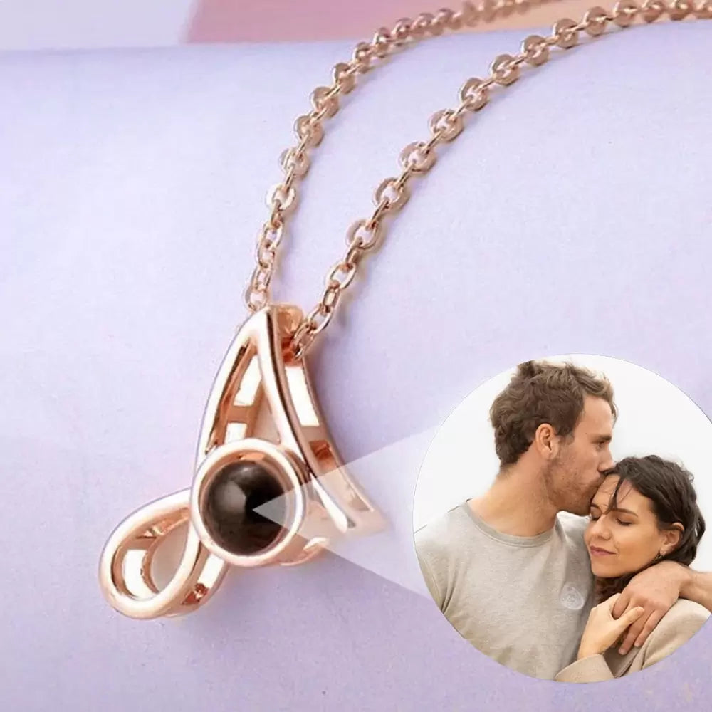 Colar Alfabeto - Foto Personalizável