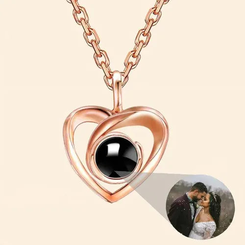 Colar Momentos Eternos Heart - Foto Personalizável