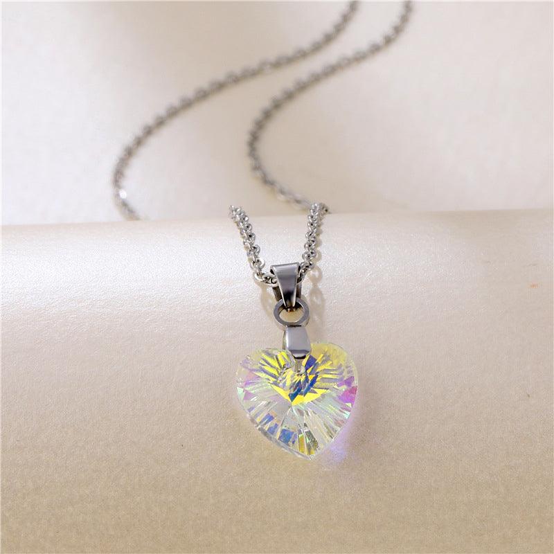 Colar Cristal Heart