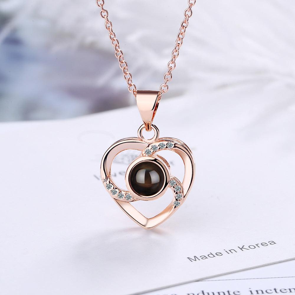Colar Momentos Eternos Zircon - Foto Personalizável