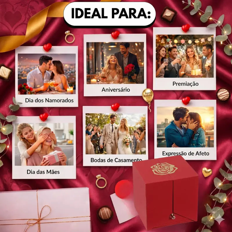 CASE DE ROSAS COM COLAR / DIA DAS MÃES