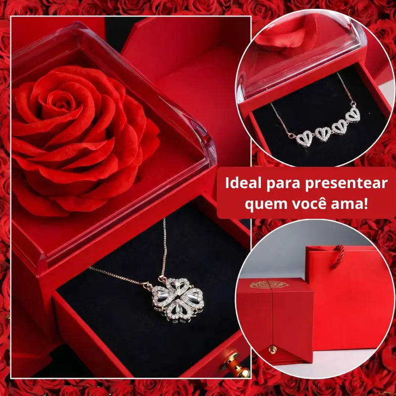 CASE DE ROSAS COM COLAR / DIA DAS MÃES