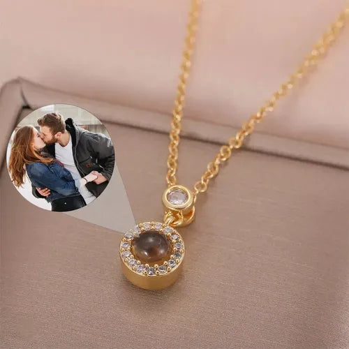 Colar Amor Interminável - Foto Personalizável