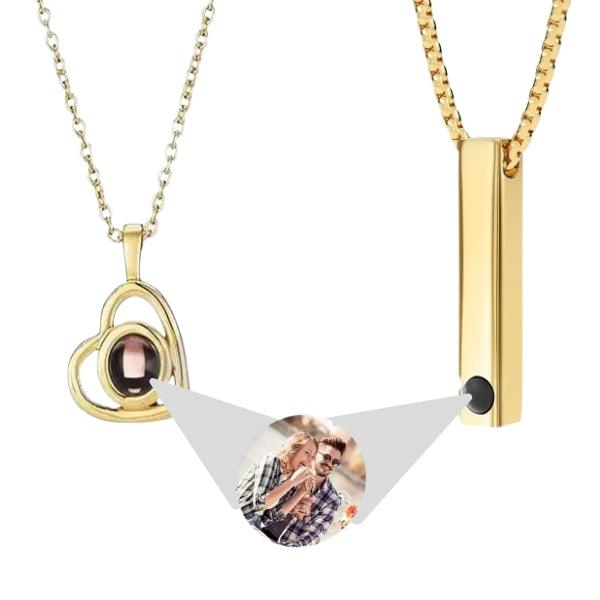 Kit Casal Momentos Eternos + Barra Memories - Foto Personalizável