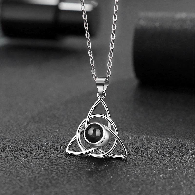 Colar Pirâmide da Eternidade - Foto Personalizável