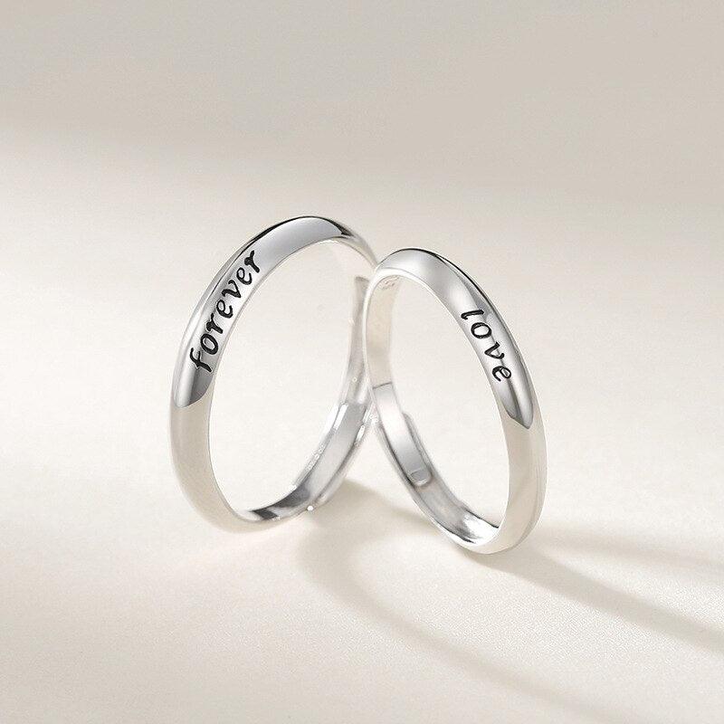 Par de Alianças Amor Eterno