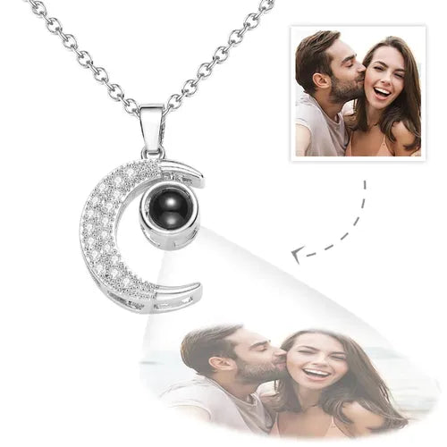 Colar Lua do Amor - Foto Personalizável