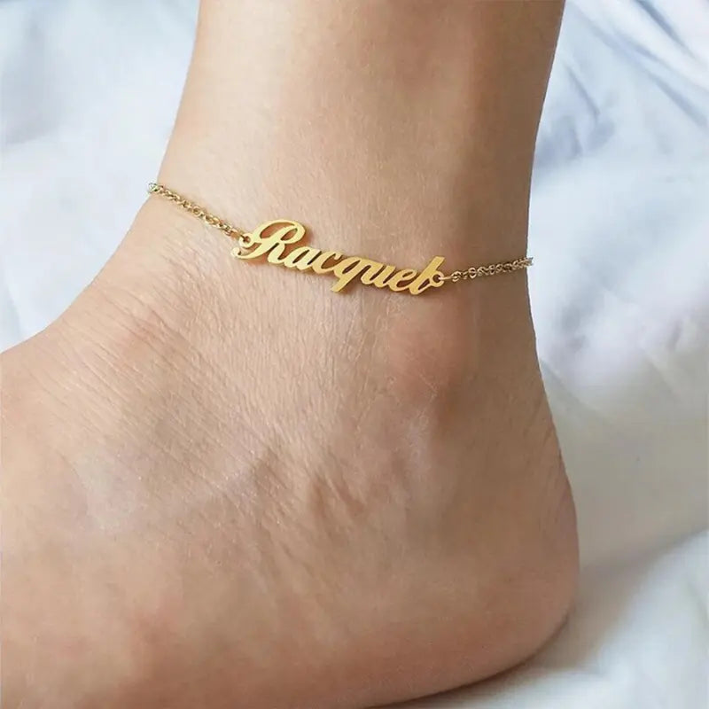 Tornozeleira com nome personalizado Persya