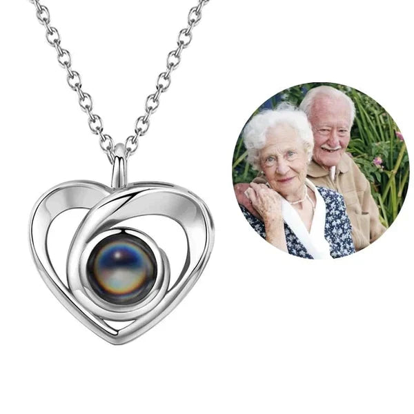 Colar Momentos Eternos Heart - Foto Personalizável