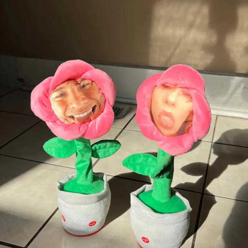 Rosto de flor personalizado