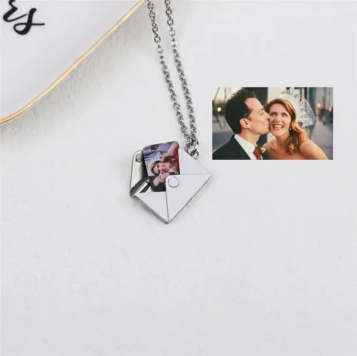 Colar Carta de Emoção - Foto ou Texto Personalizável