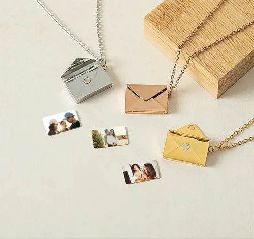 Colar Carta de Emoção - Foto ou Texto Personalizável