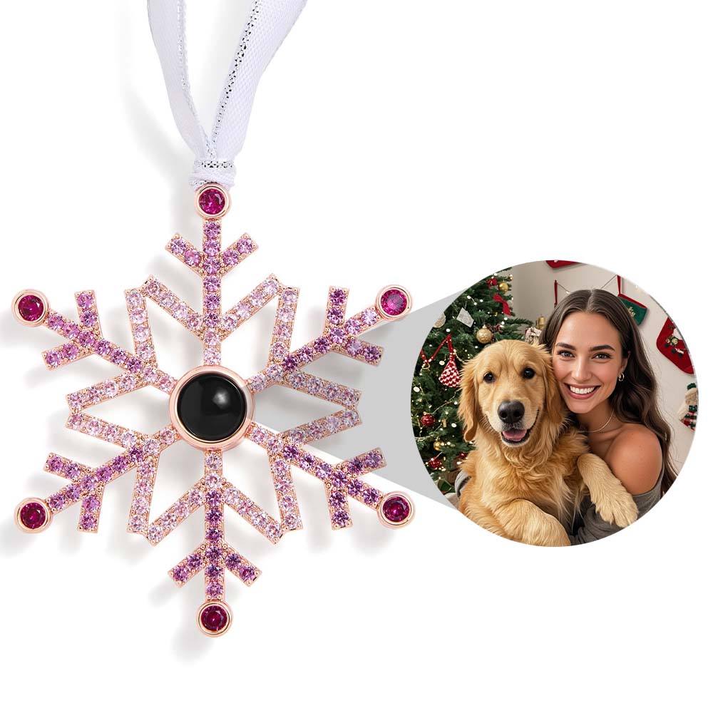 Enfeite com Foto Personalizável Para Presentes de Natal