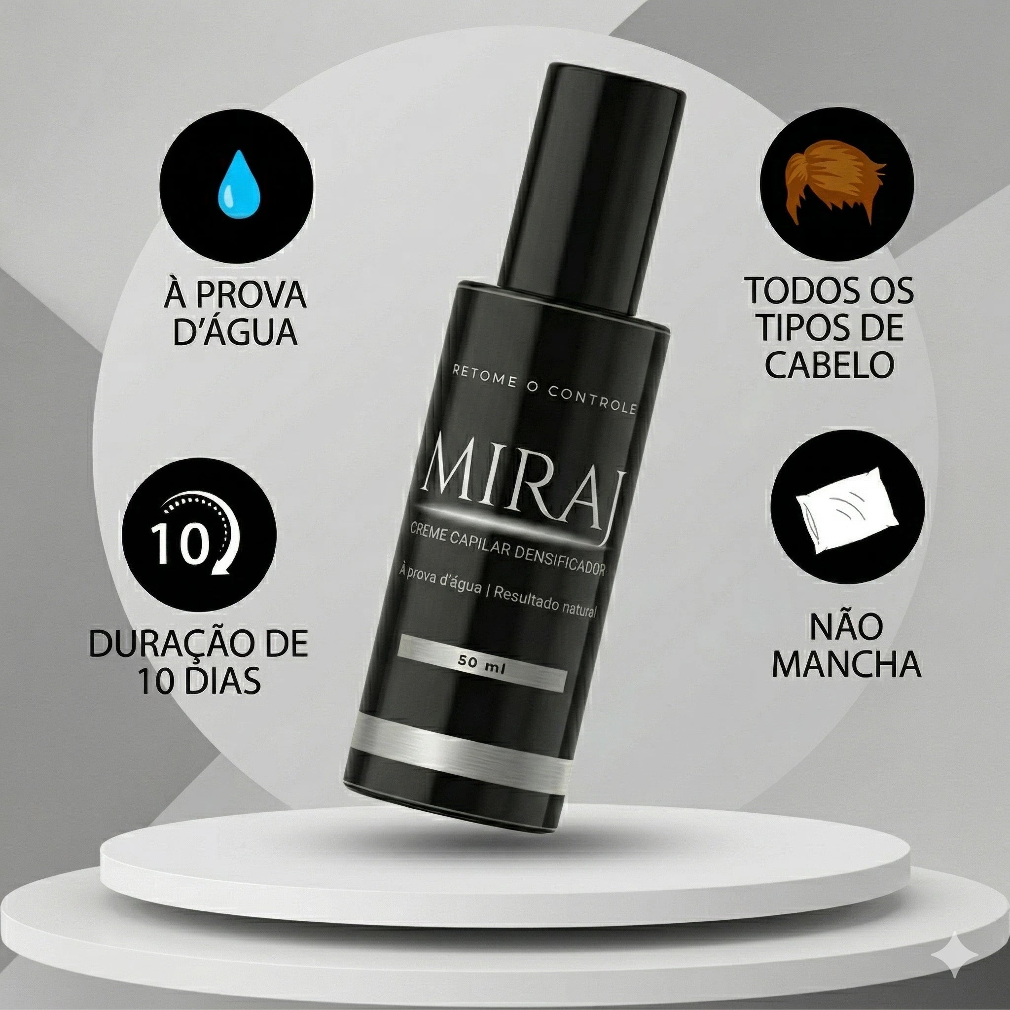 Creme densificador para o cabelo