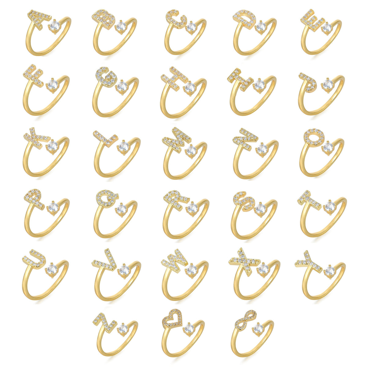Anel de Letras eterno