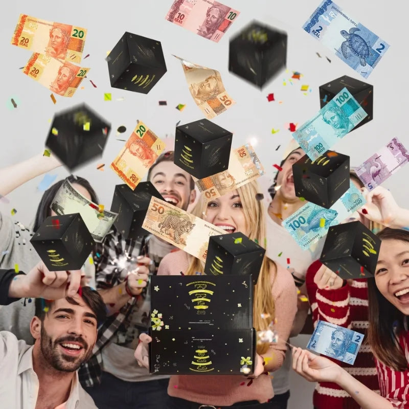 Caixa Presente Efeito Explosão - Bloxjump