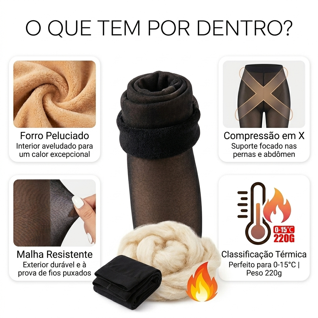 meia Calça Peluciada Maxdom