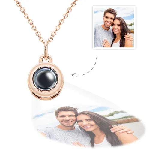 Colar Pingo de Amor - Foto Personalizável