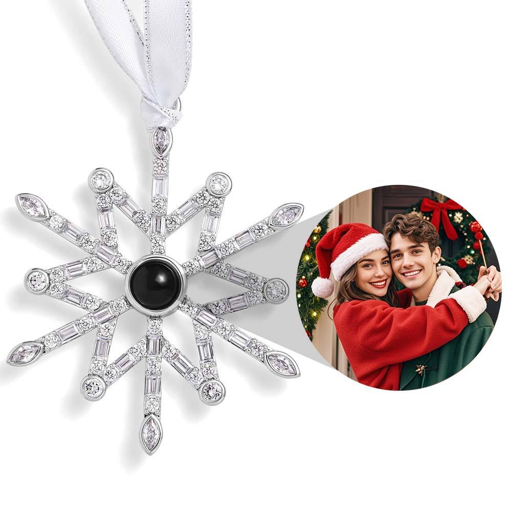 Enfeite com Foto Personalizável Para Presentes de Natal