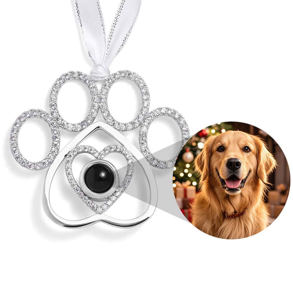 Enfeite com Foto Personalizável Para Presentes de Natal