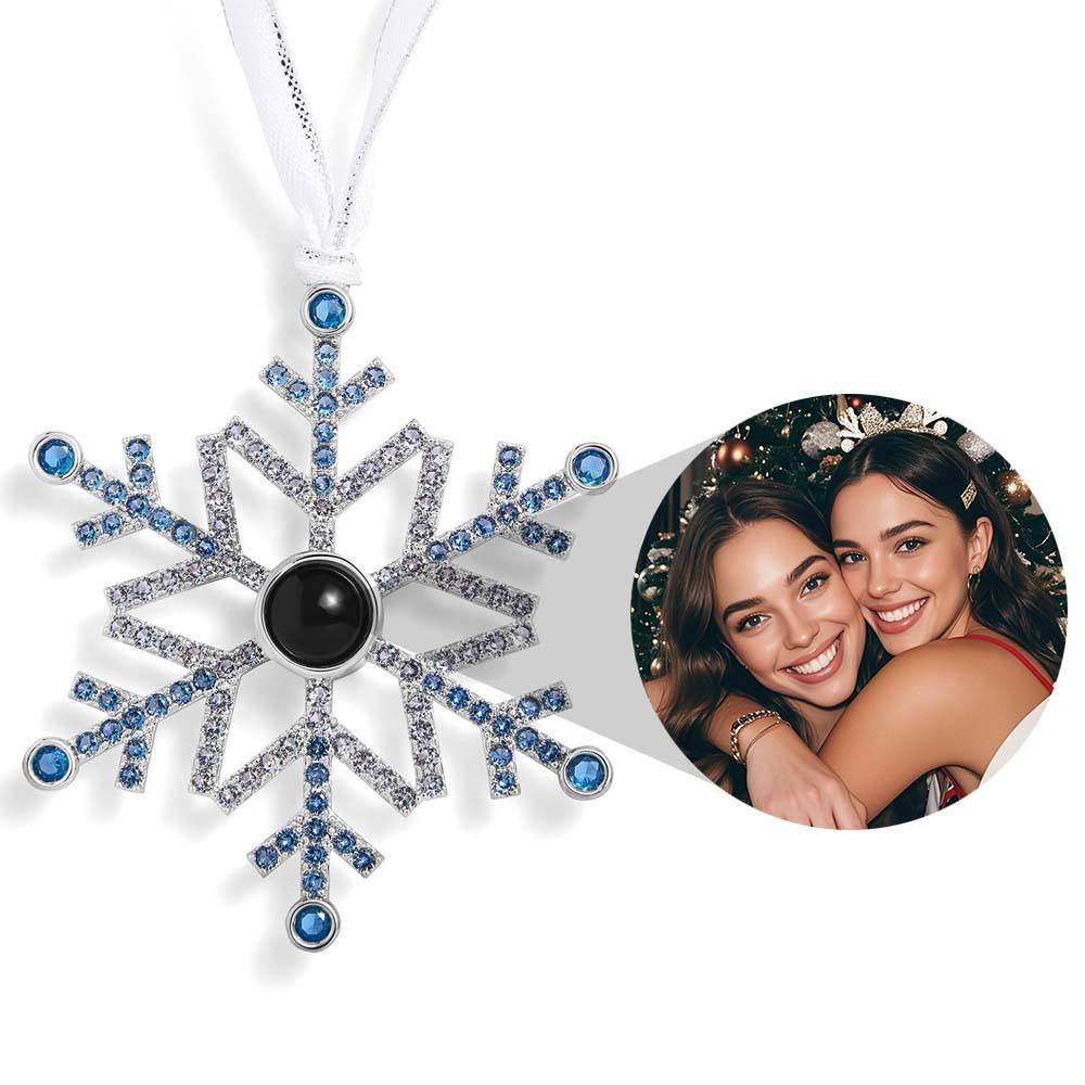 Enfeite com Foto Personalizável Para Presentes de Natal