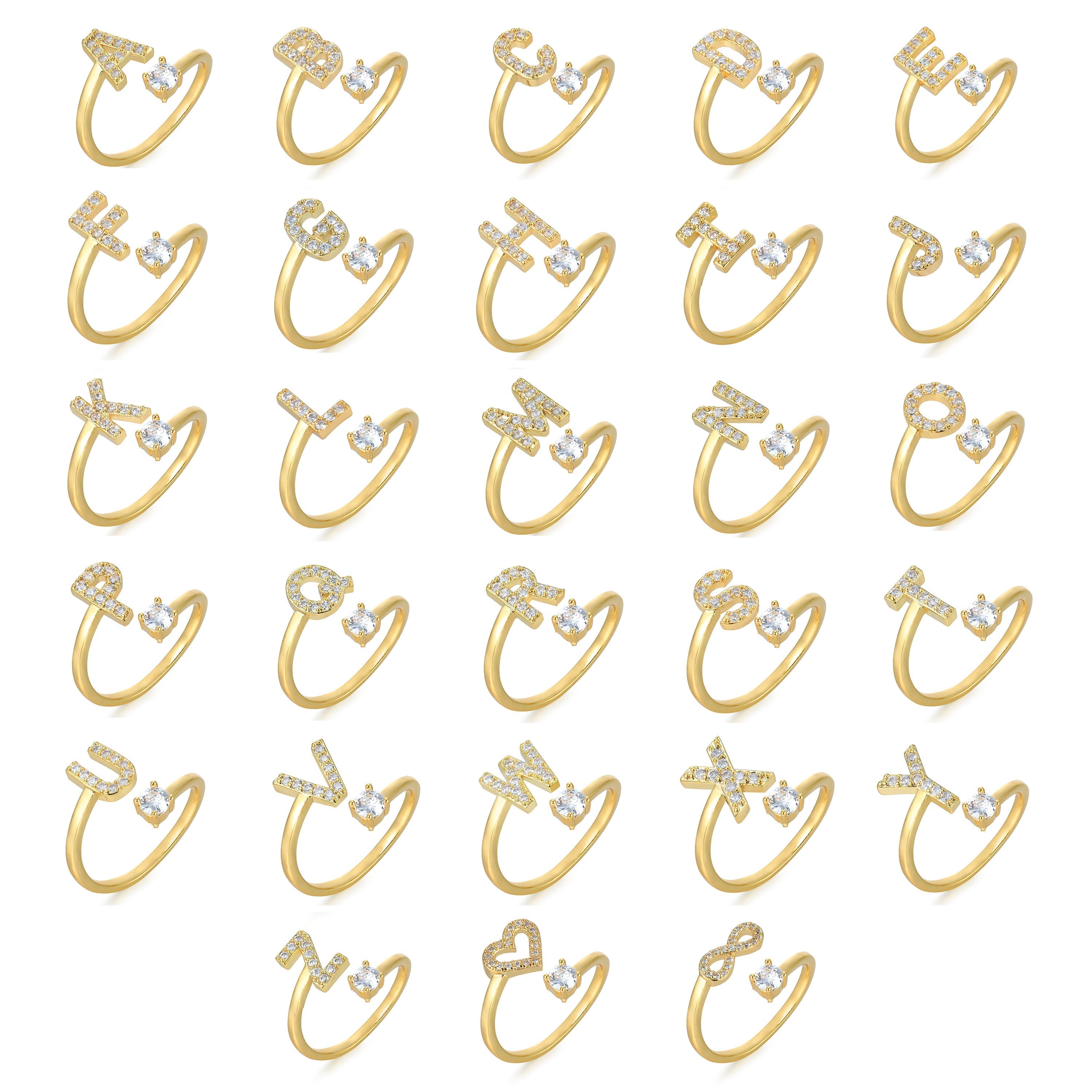 Anel de Letras eterno